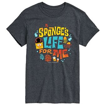 Big & Tall The SpongeBob Movie: Search for SquarePants A Sponge's Life Graphic Tee