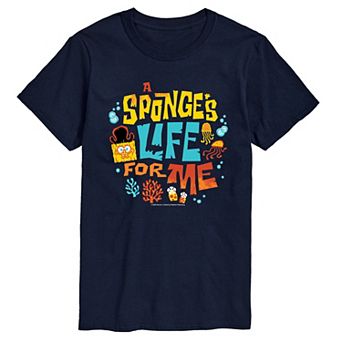 Big & Tall The SpongeBob Movie: Search for SquarePants A Sponge's Life Graphic Tee