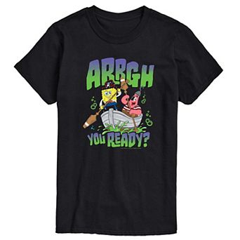 Big & Tall The SpongeBob Movie: Search for SquarePants Arrgh You Ready? Graphic Tee