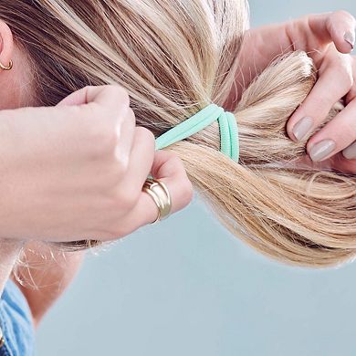 Rainbow Fabric Hair Ties
