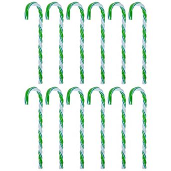 Northlight Twist Candy Cane Christmas Ornaments 12 pk