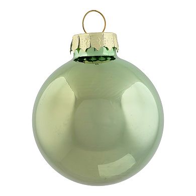 Northlight 2-Finish Glass Ball Christmas Ornaments 1.75-Inch 10-pk.
