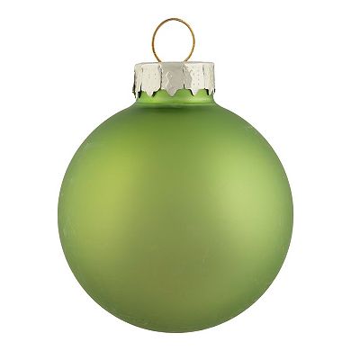 Northlight 2-Finish Glass Ball Christmas Ornaments 1.75-Inch 10-pk.