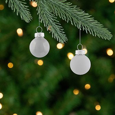 Northlight Mini Christmas Glass Ball Ornaments - 1 Inch - 24-pc.