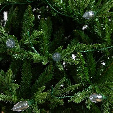 Nearly Natural 6-ft. Pre-Lit Artificial Luxembourg Pine Christmas Tree with LED Lights