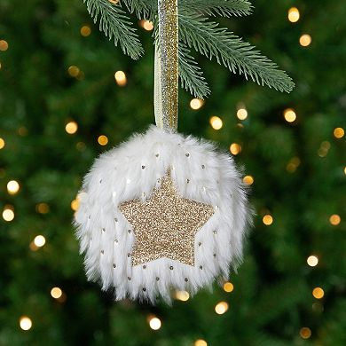 Northlight Star & Christmas Tree Christmas Ornament Set of 2 - 3.5 Inches