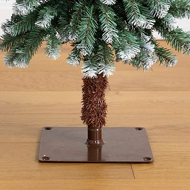 Nearly Natural Pre-Lit Artificial Christmas Tree Set with Warm LED Lights - Set of 3