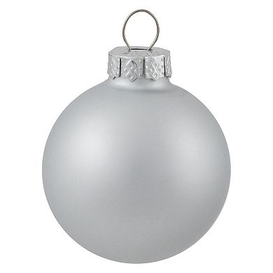 Northlight 10ct Shiny & Matte Glass Ball Christmas Ornaments 1.75 Inches