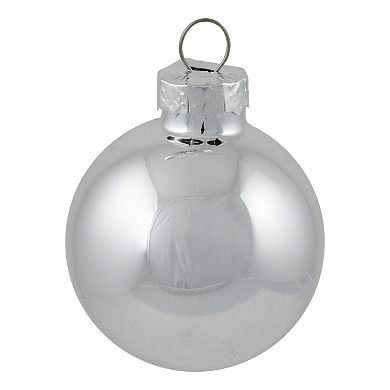 Northlight 10ct Shiny & Matte Glass Ball Christmas Ornaments 1.75 Inches
