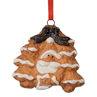 Northlight Set of 4 Santa Claus Gingerbread Christmas Ornaments 2.5 Inches