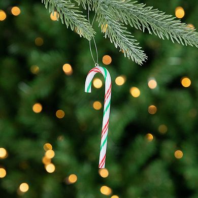 Northlight 12ct Multi Twist Candy Cane Christmas Ornaments 4 Inches