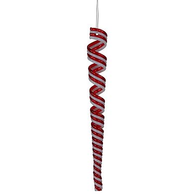 Northlight Pack of 4 Candy Curls Christmas Ornaments 7 Inches