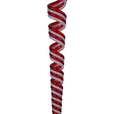 Northlight Pack of 4 Candy Curls Christmas Ornaments 7 Inches