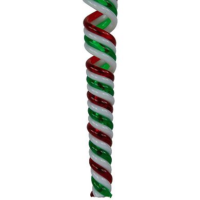 Northlight Pack of 4 Candy Curls Christmas Ornaments 7 Inches