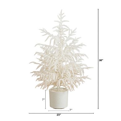 nearly natural 3-ft. Artificial Real Touch Norfolk Island Pine Christmas Tree