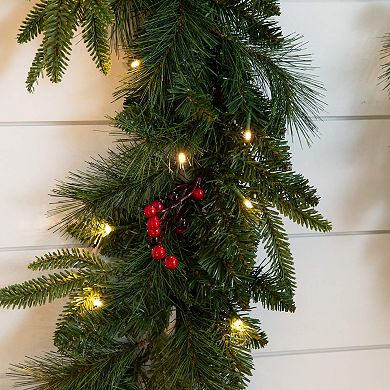 nearly natural Pre-Lit Artificial Christmas 5-Pc. Bundle with Pinecones & Berries