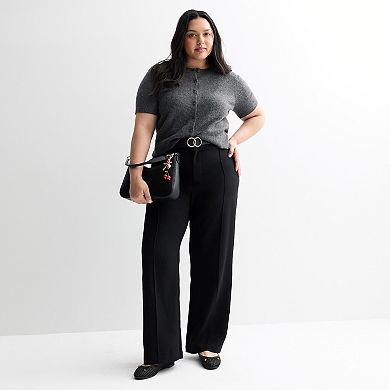 Juniors' Plus Size SO® Short Sleeve Cardigan