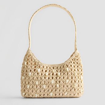 LC Lauren Conrad Lucian Pearlized Shoulder Bag