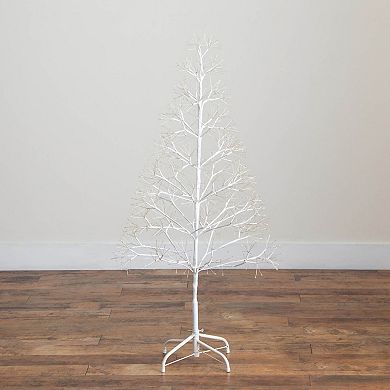 nearly natural 4-ft. Pre-Lit Artificial Starburst Tree with 800 Warm White LED Lights
