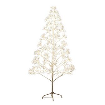 nearly natural 6-ft. Pre-Lit Artificial Starburst Tree with 1680 Warm White LED Lights