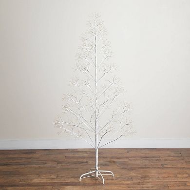 nearly natural 6-ft. Pre-Lit Artificial Starburst Tree with 1680 Warm White LED Lights
