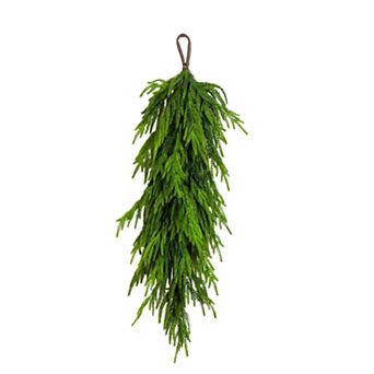 nearly natural 3-ft. Artificial Real Touch Norfolk Island Pine Teardrop