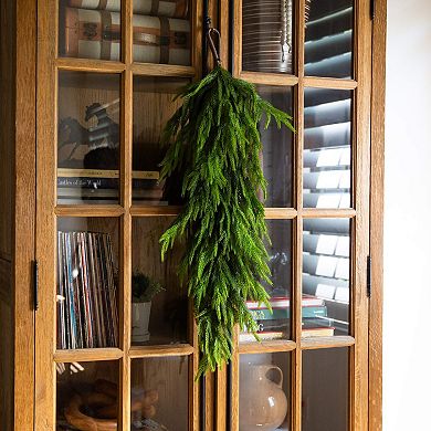 nearly natural 3-ft. Artificial Real Touch Norfolk Island Pine Teardrop
