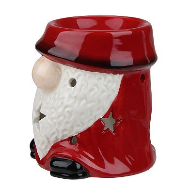 Northlight Ceramic Christmas Star Gnome Tealight Candle Holder - 4.75 Inches