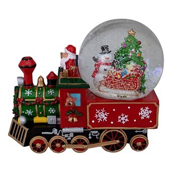 Northlight Christmas Train Snow Globe Table Decor 8.5 Inches
