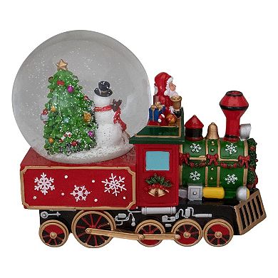Northlight Christmas Train Snow Globe Table Decor 8.5 Inches