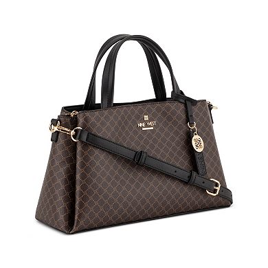 Nine West Luela Satchel Bag With Crossbody Strap