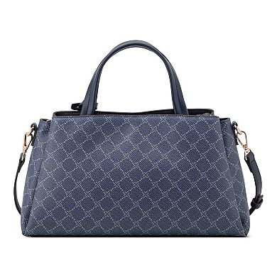 Nine West Luela Satchel Bag With Crossbody Strap