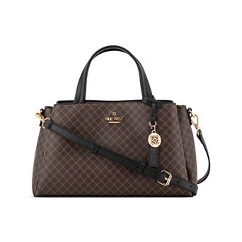 Nine West Luela Satchel Bag With Crossbody Strap