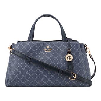 Nine West Luela Satchel Bag With Crossbody Strap