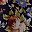 Navy Beatrix Blooms