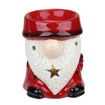 Northlight Ceramic Christmas Star Gnome Tealight Candle Holder