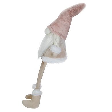 Northlight Sitting Christmas Gnome with Dangling Legs 24-Inch Decor