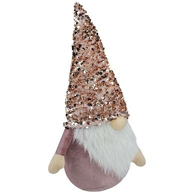 Northlight Sequined Hat Christmas Gnome Figure 12-Inch Table Decor
