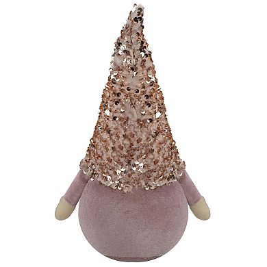 Northlight Sequined Hat Christmas Gnome Figure 12-Inch Table Decor
