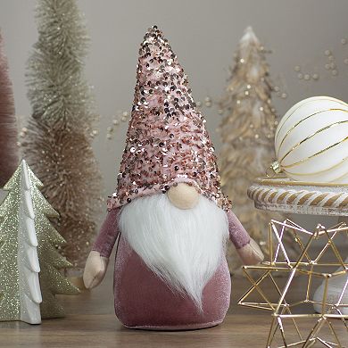 Northlight Sequined Hat Christmas Gnome Figure 12-Inch Table Decor