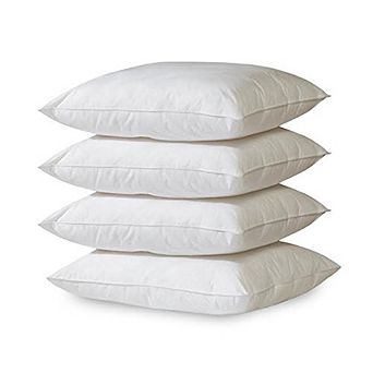 Home Sweet Home 4-pack Hypoallergenic Down-alternative Embossed Dobby Stripe Bed Pillows