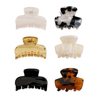 Emberly 6 pk Mix Mini Hair Clips