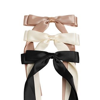 Emberly 3 pk Bow Barrettes