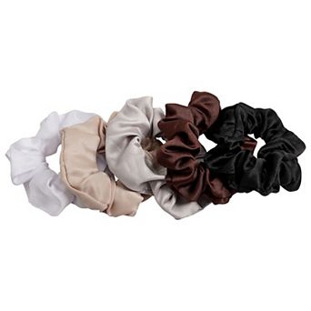 Emberly 5 pk Satin Scrunchies