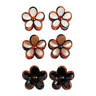Emberly 6 pk Flower Mini Clips