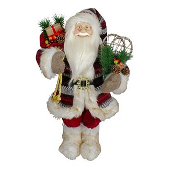 Northlight 18-Inch Standing Santa Figure Table Decor