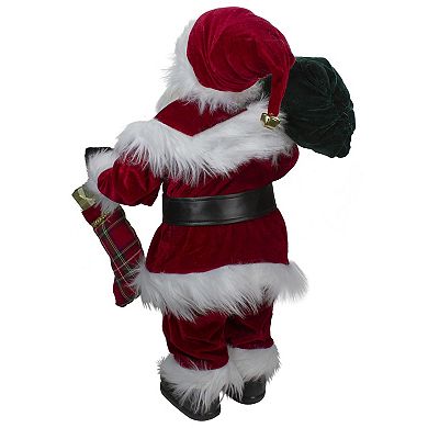 Northlight 2-ft. Standing Santa Figure with Presents Floor Decor