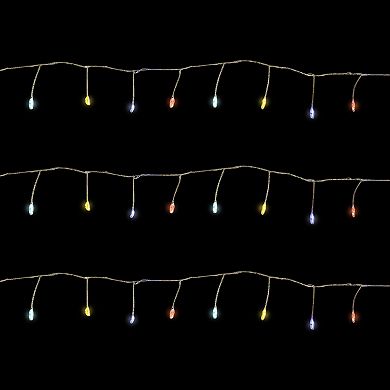 Northlight LED Fairy Water Droplet String Lights - 6-ft. Silver Wire - 40ct