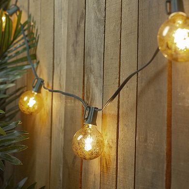 Northlight Mercury Glass 10-ft. G50 Globe Indoor / Outdoor Patio String Lights