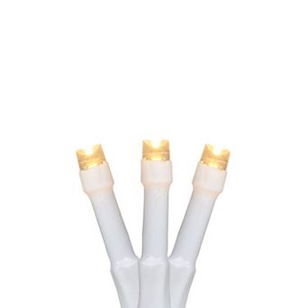 Northlight 20 ct 9.5-ft. White Wire Battery Operated LED Christmas Lights